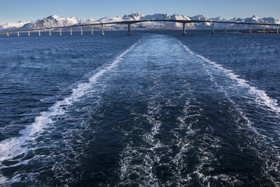 Risøya-Brücke, Lofoten, NO