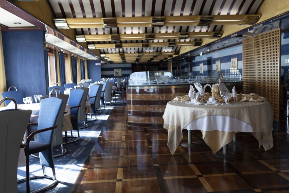Speisesaal in der "Grimaldi"